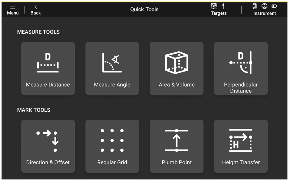 Quick Tools