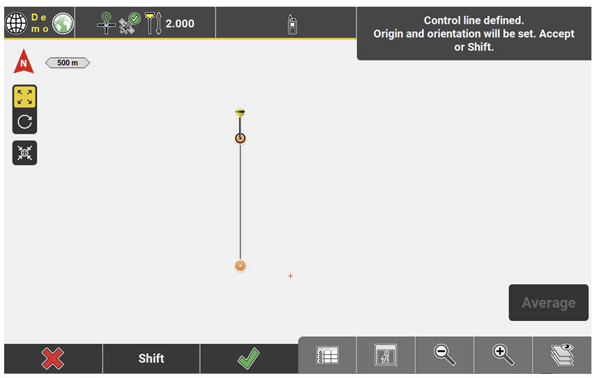 Get Control Line Create Coordinate System by defining a Control Line